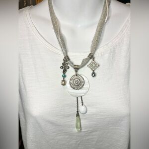 Vintage East Jewelry Scarf Necklace